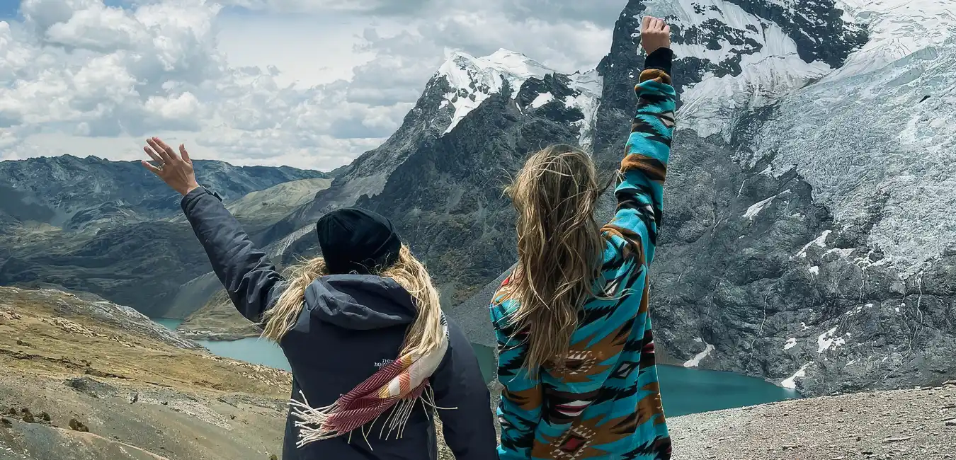 Hikers at Ausangate Mountain