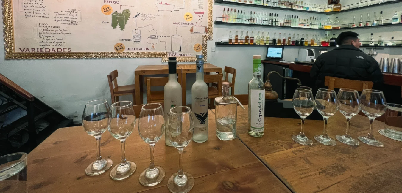 Pisco tasting at Pisco Museum Cusco