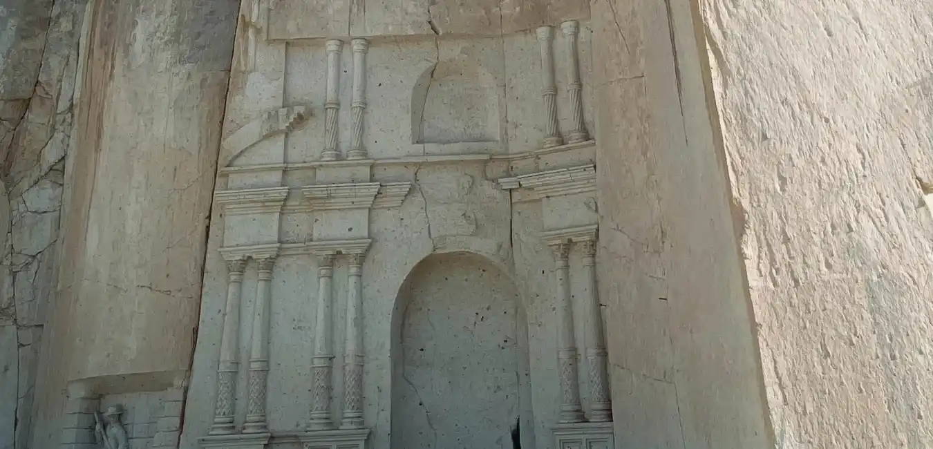 Sculpture carved into volcanic sillar stone along the Sillar Route 