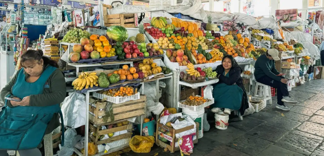 San Pedro Market visit in Cusco