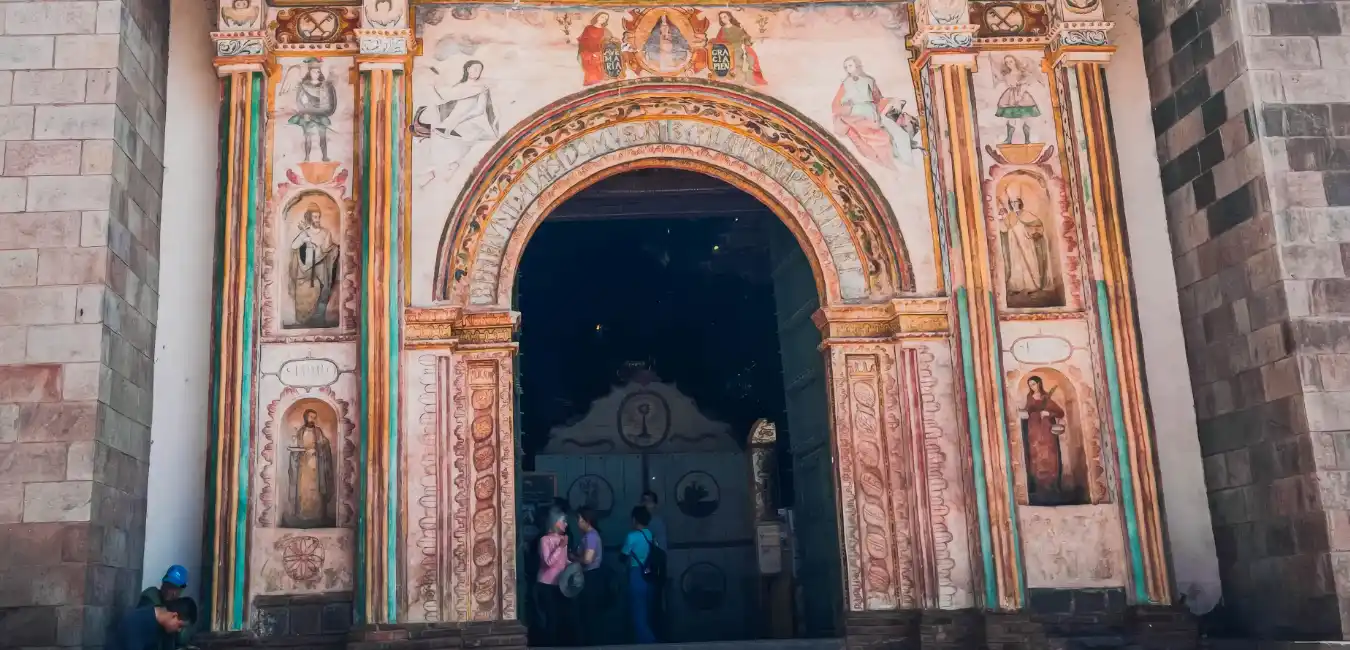 Interior of the Temple of Andahuaylillas 