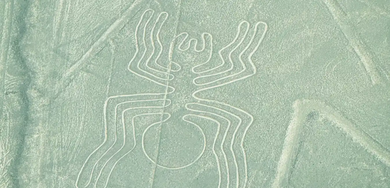  Spider geoglyph, one of the most famous Nazca Lines 