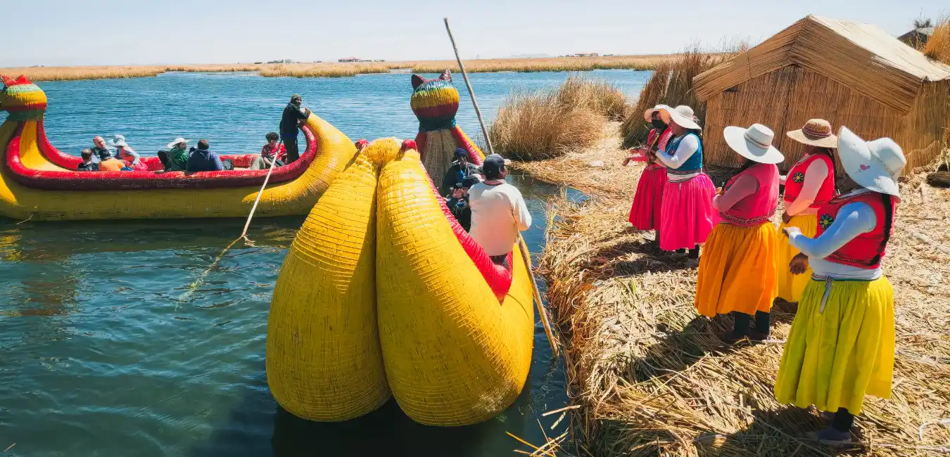 Uros Floating Islands on Lake Titicaca