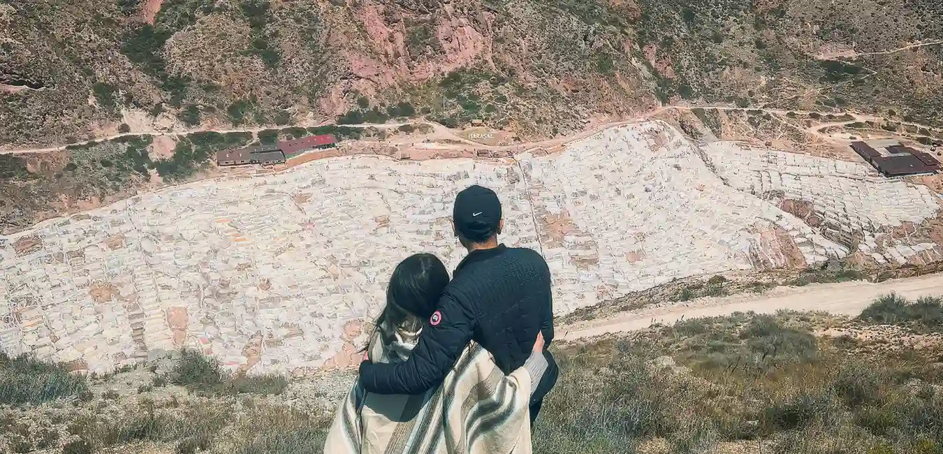 View of the Maras Salt Mines