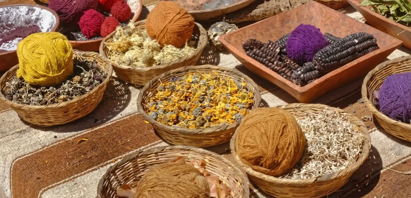 Uso del Chachacomo como tinte natural