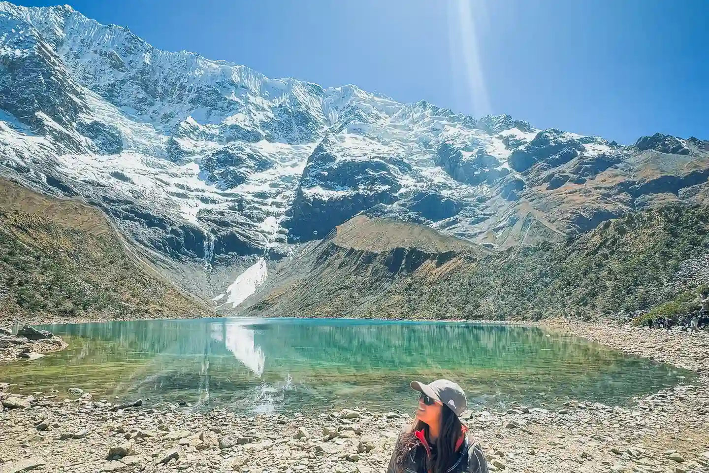 Clear skies over Humantay Lagoon