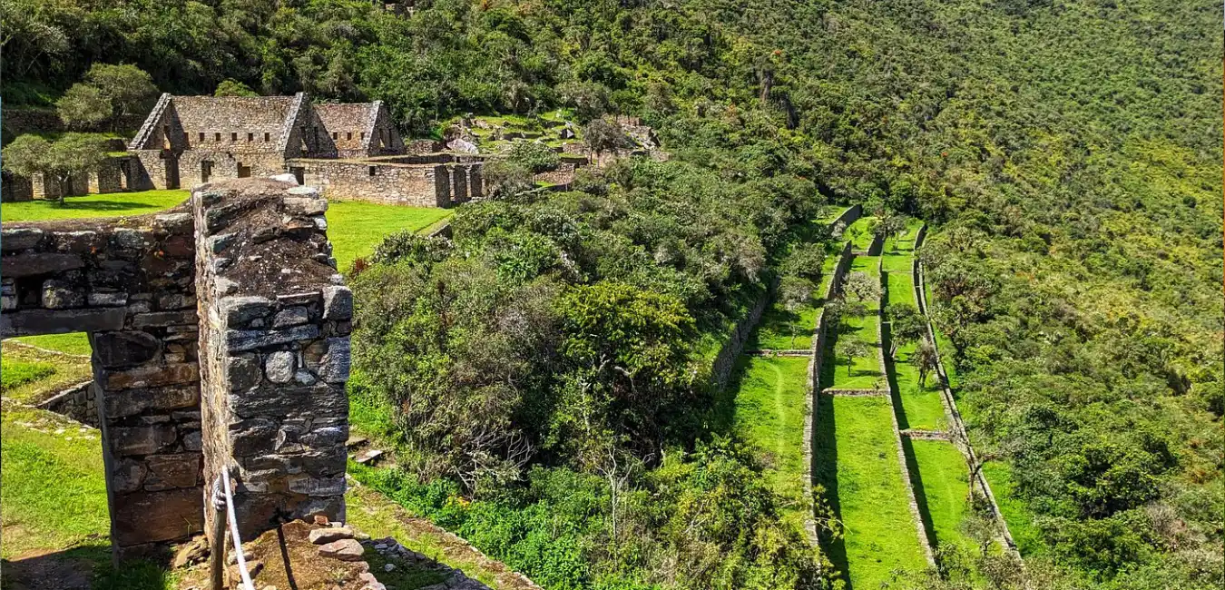 Entrance to Choquequirao archaeological site