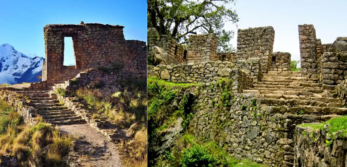 Inti Punku de Ollantaytambo y Machu Picchu