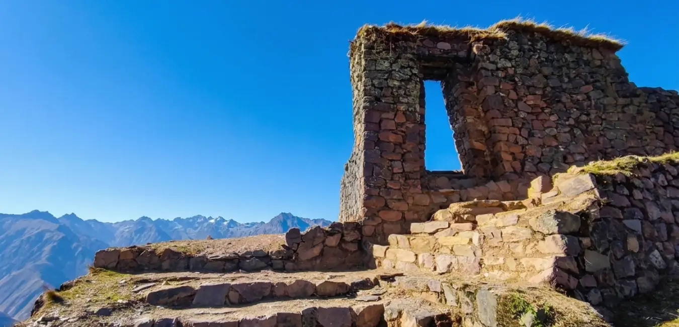 Porta del sol o Inti Punku en Ollantaytambo