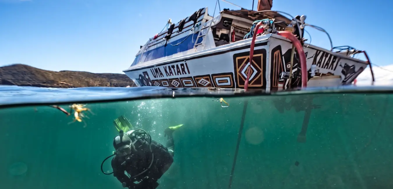 Exploraciones subacuaticas en el lago Titicaca en 2020