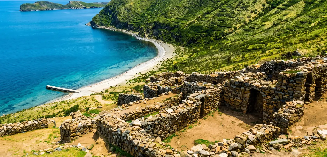 Island of the Sun, featuring Inca architecture dedicated to Inti, the Sun God