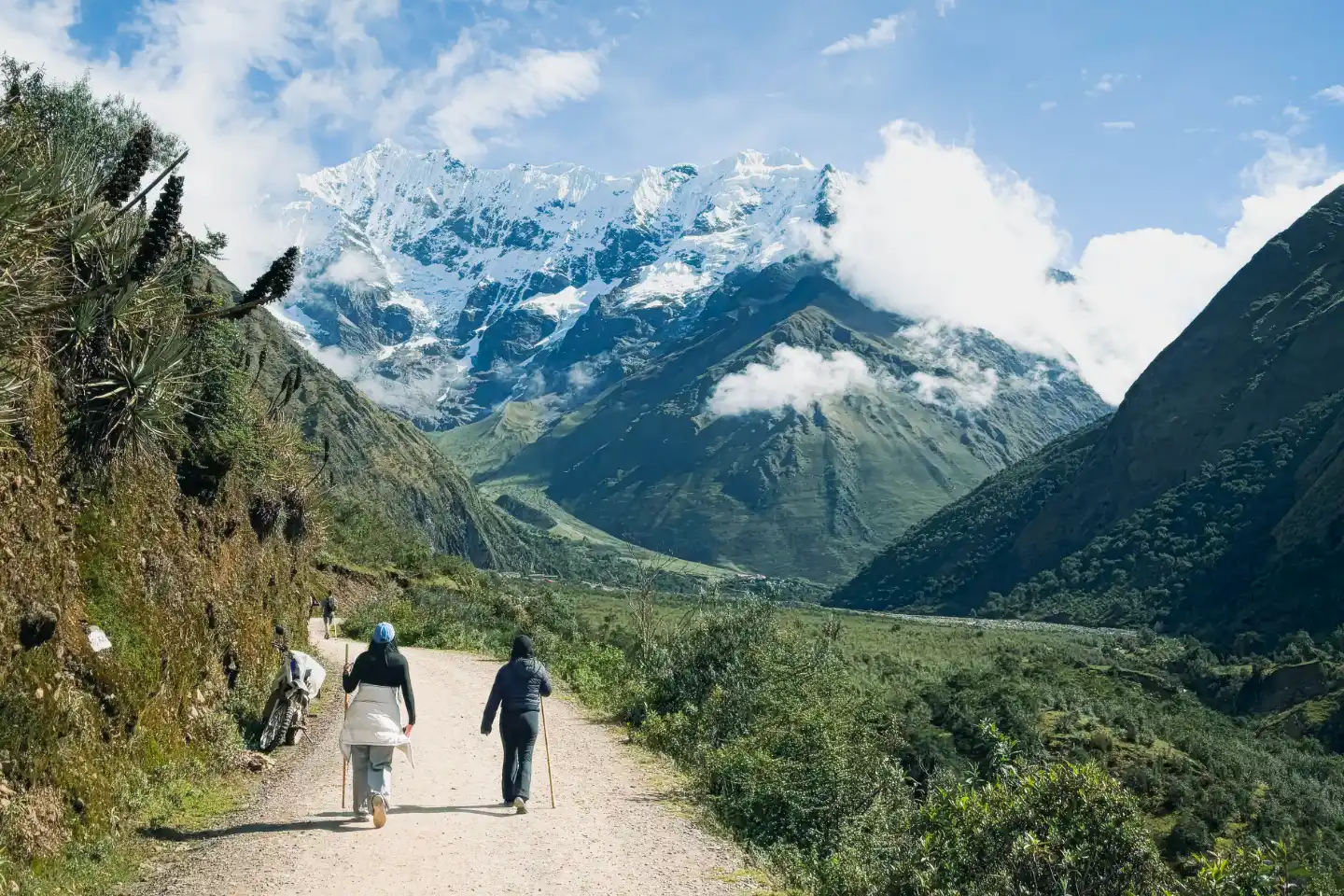 Long hike to Humantay Lagoon