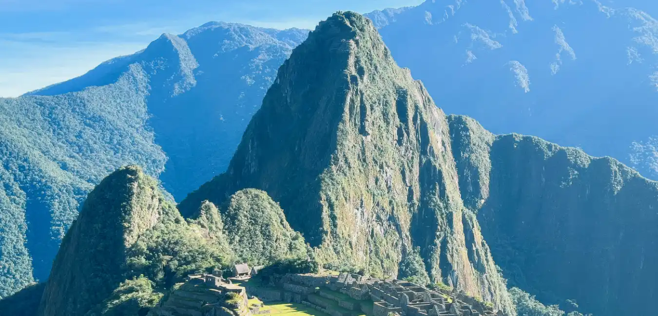 Traveler discovering Machu Picchu on a guided tour from Cusco 