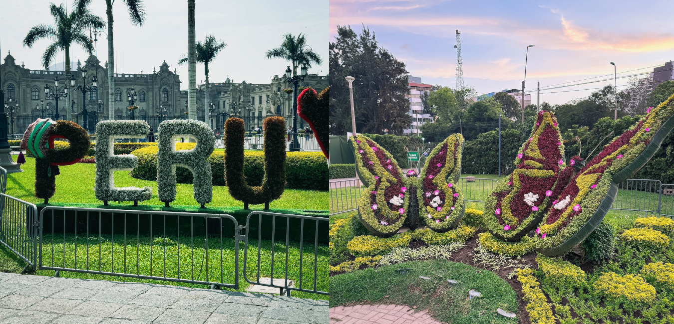 Lima Sign on the Costa Verde
