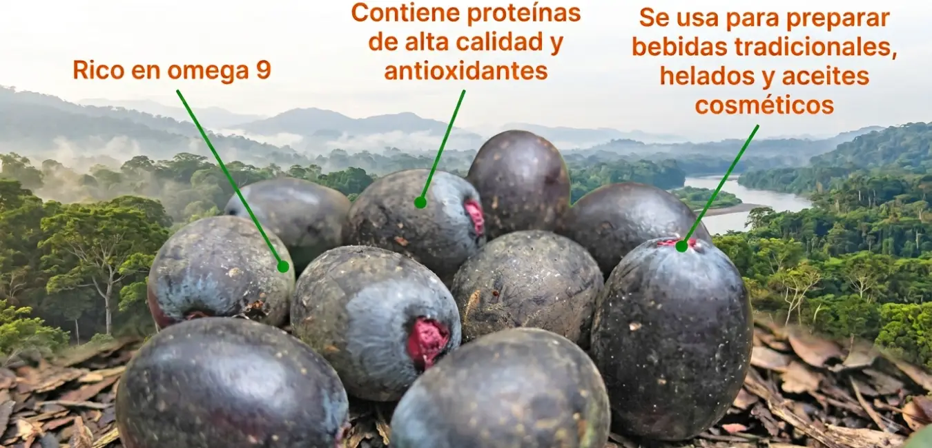 Hungurahui - fruta exótica del Perú