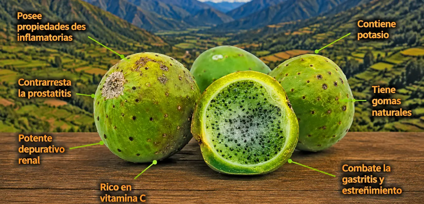 Sanky fruta exótica del Perú