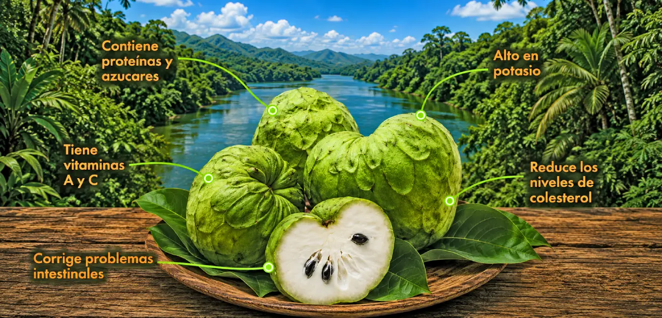 Chirimoya fruta exótica del Perú