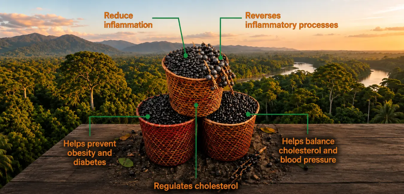 Benefits of the Huasaí fruit