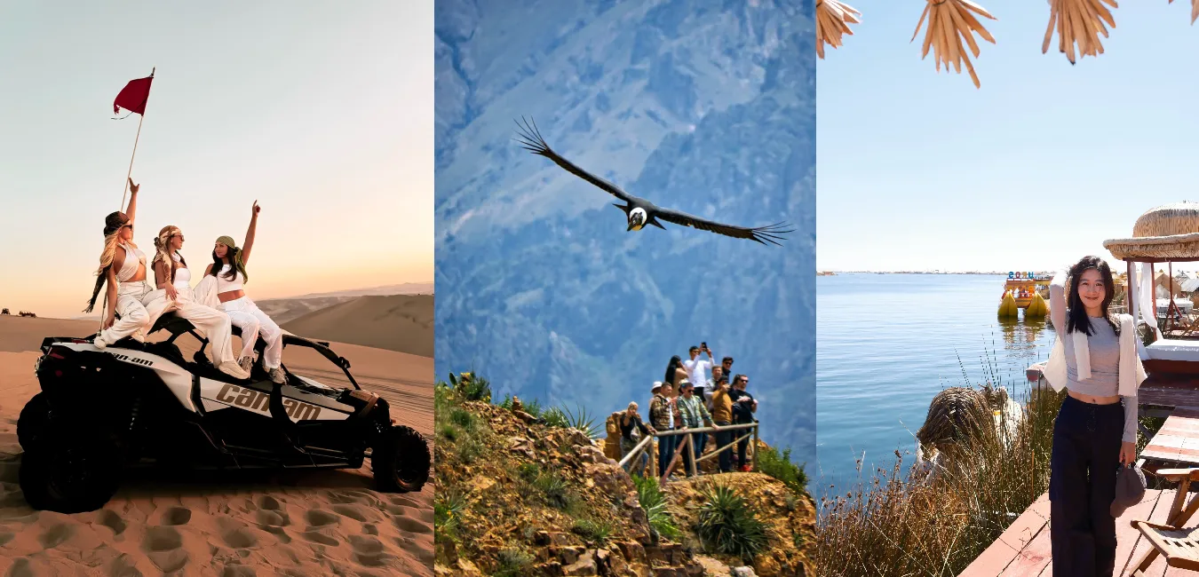 Viaje de 2 semanas por Perú visitando Huacachina, el Cañón del Colca y el Lago Titicaca