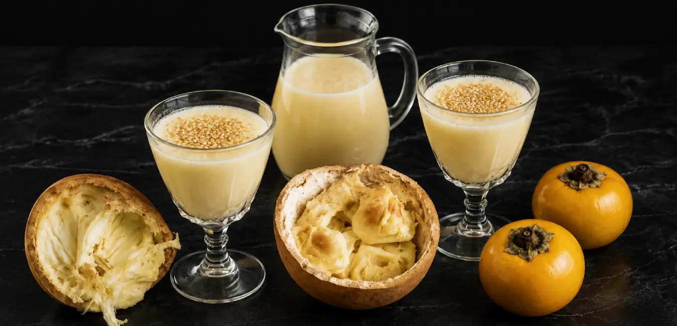 Fresh cupuaçu juice