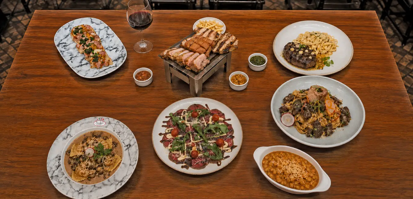 Platos representativos del restaurante Manka en Huaraz