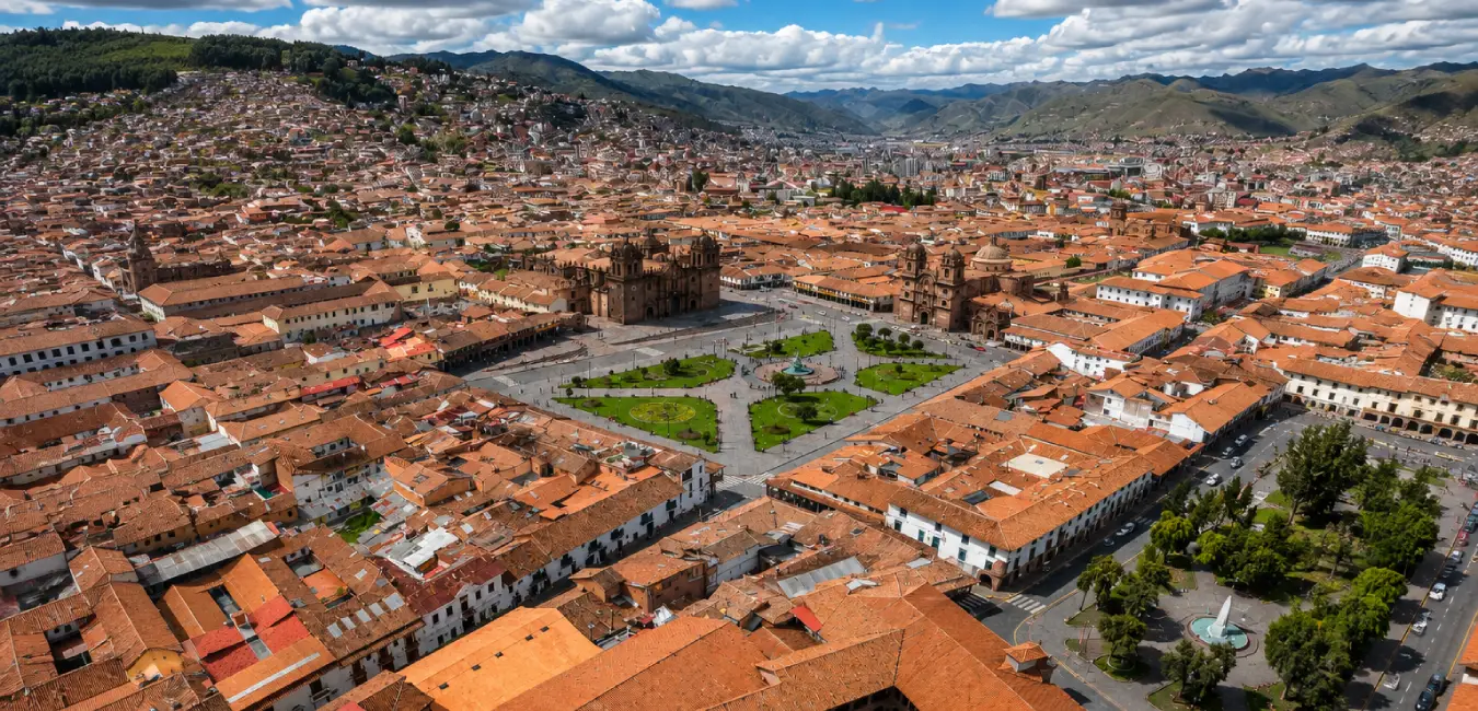 Cusco's Plaza de Armas and Plaza Regocijo today