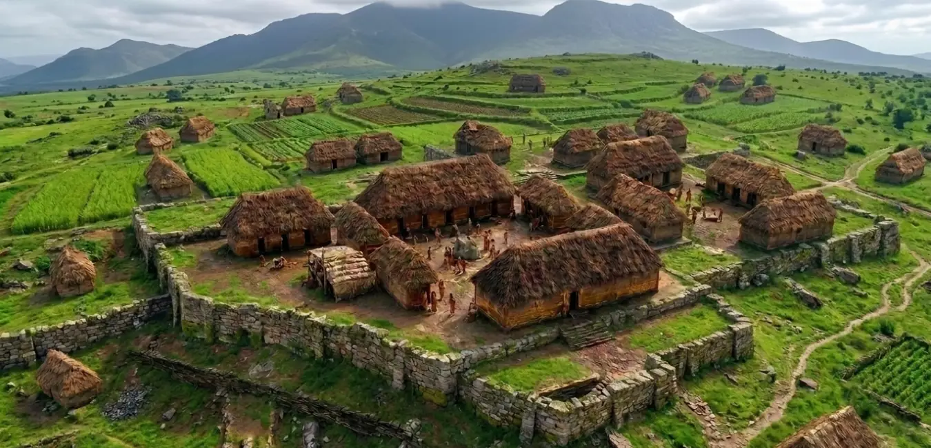Ceremonial site of Coricancha before the Incas