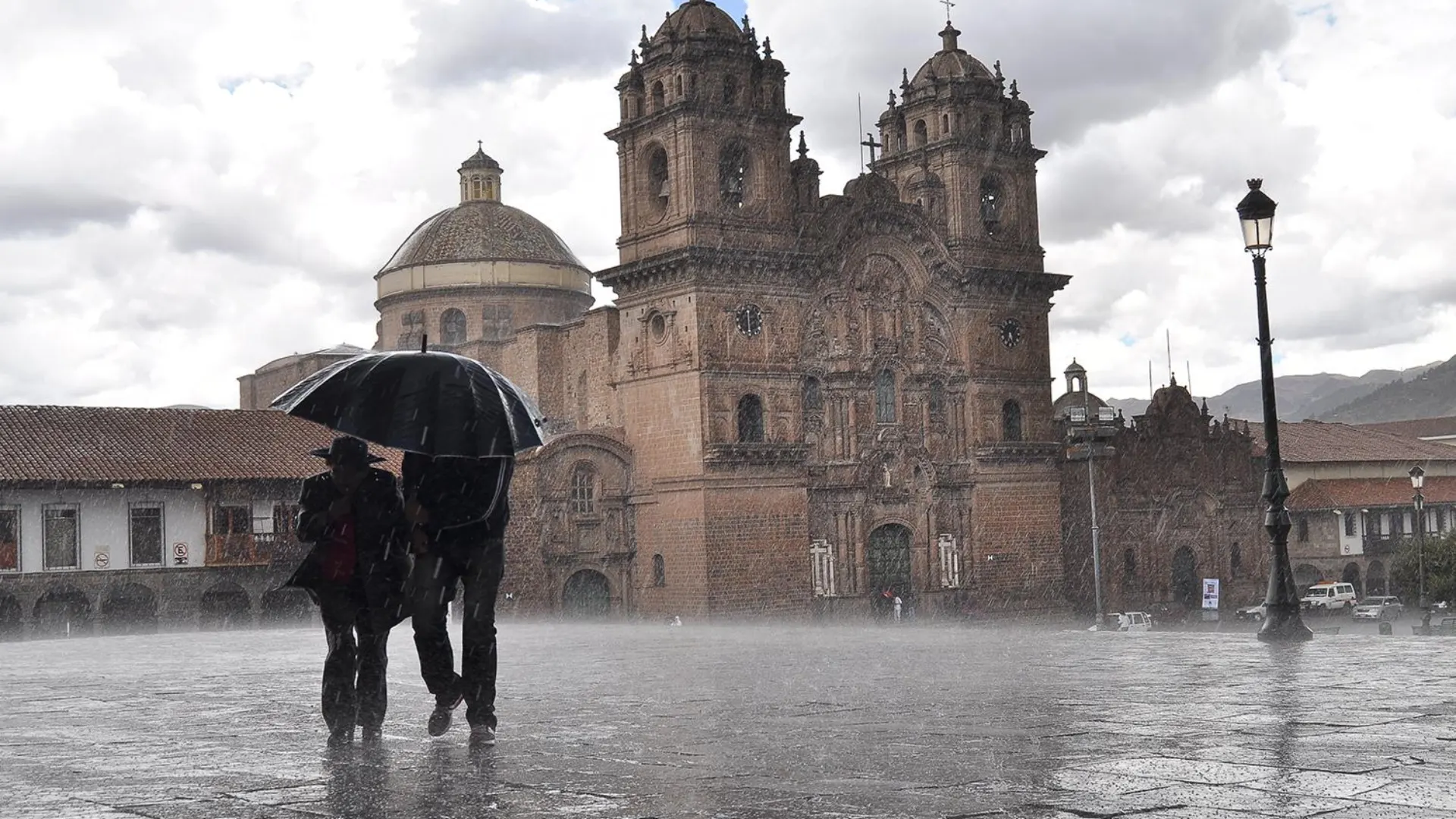 Cusco Peru during the rainy season