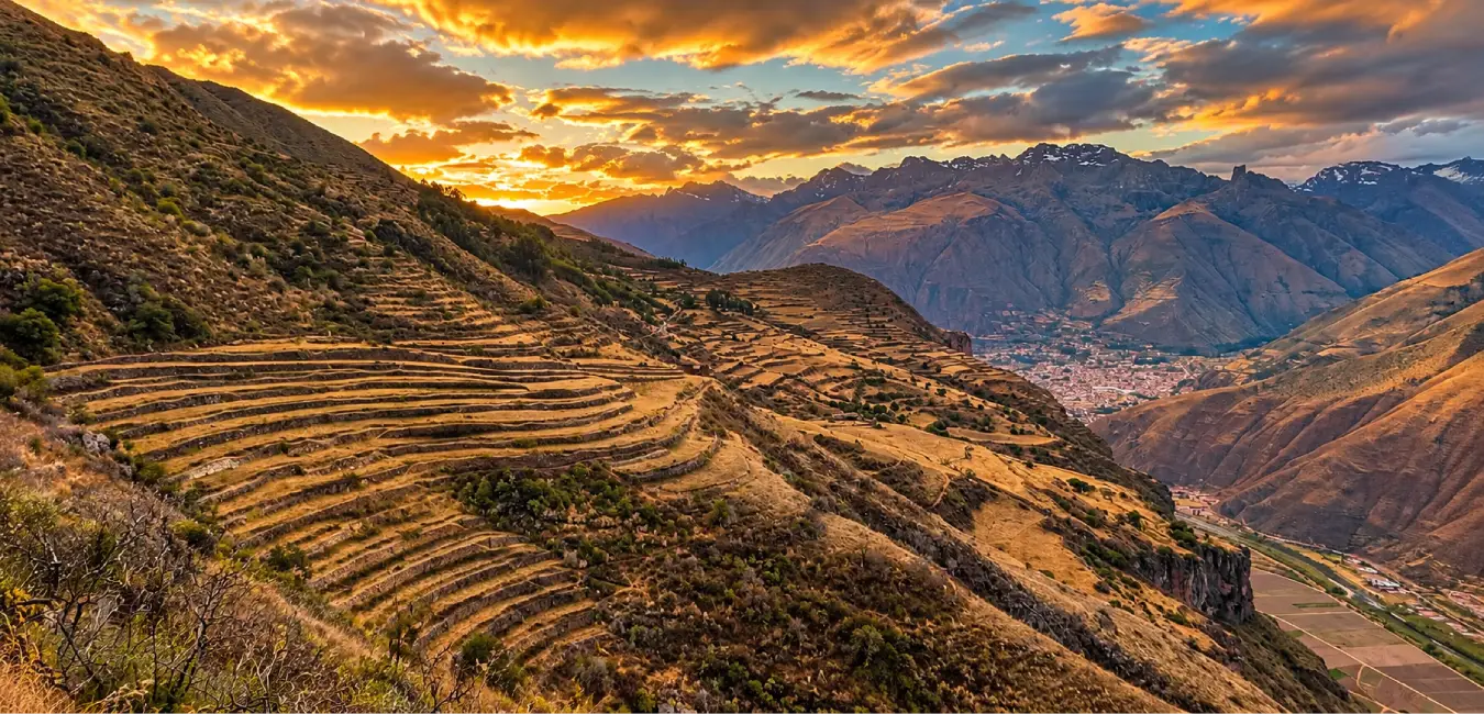Terraces of Huchuy Qosqo