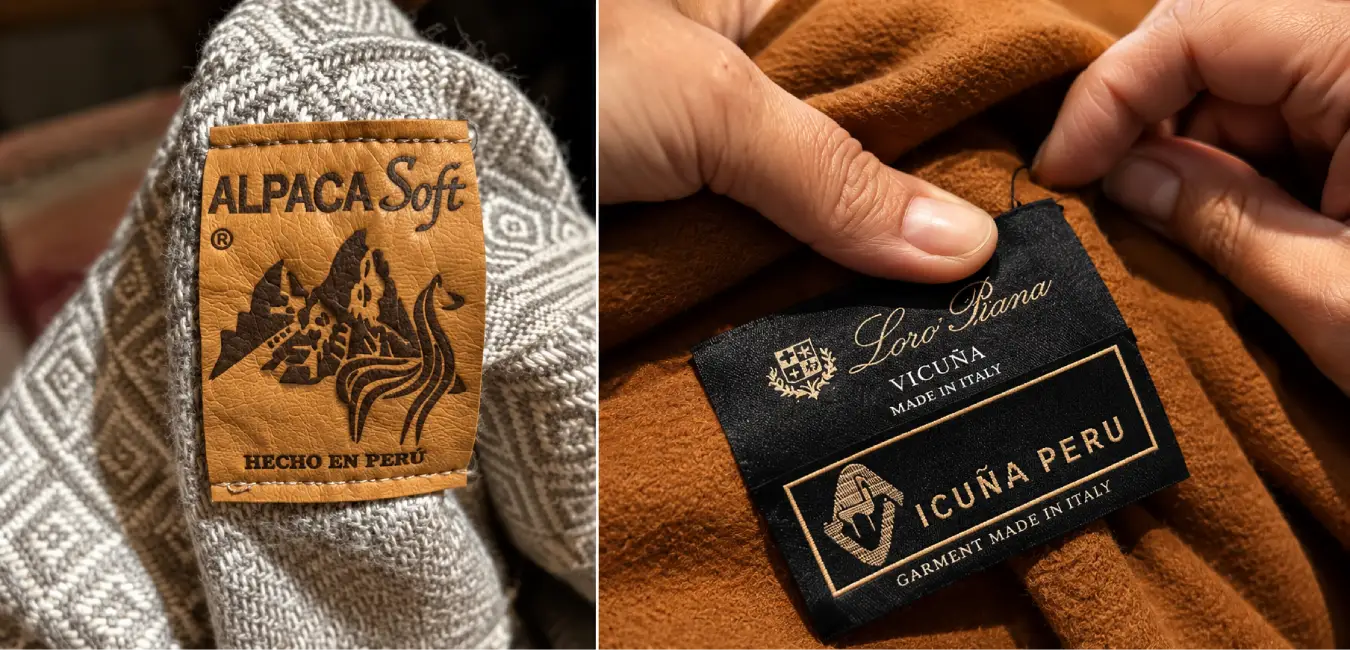 Prendas de Alpaca y Vicuña