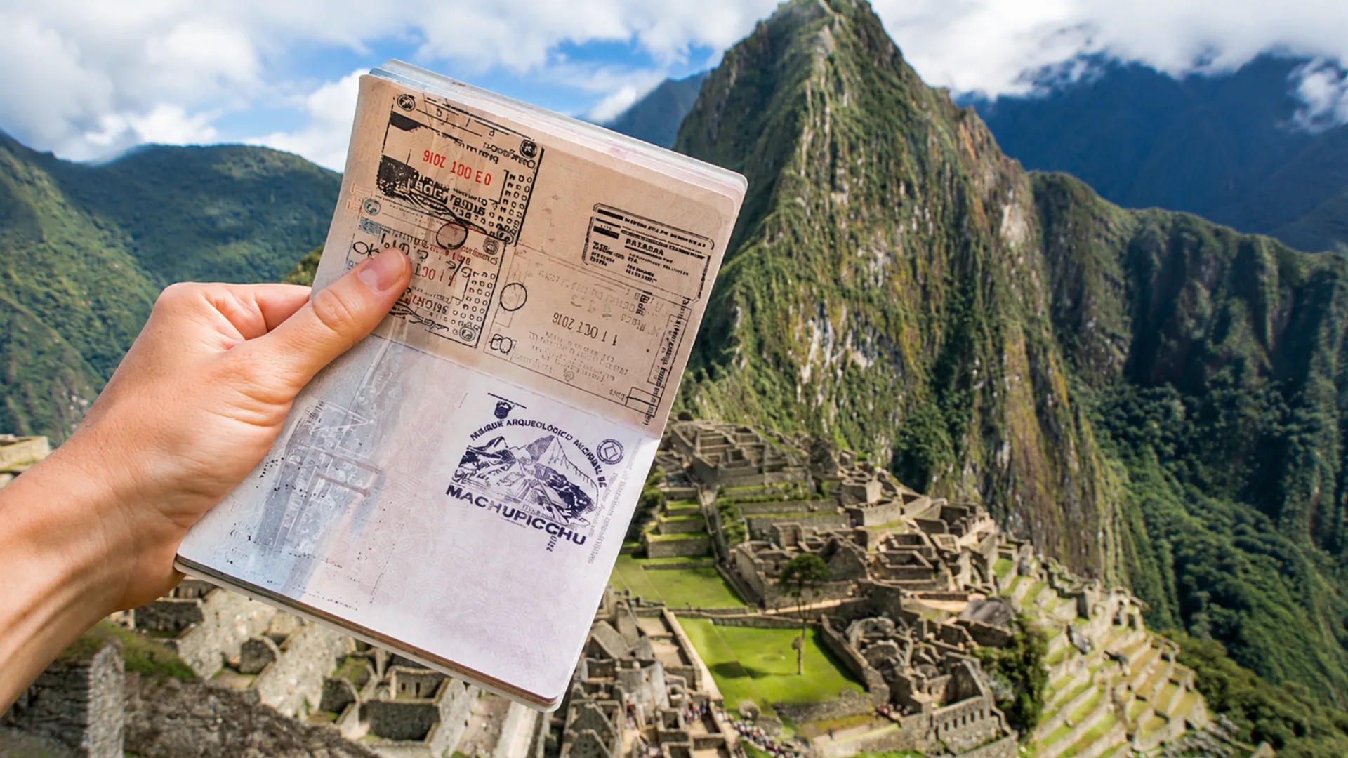 Machu Picchu entrance ticket passport