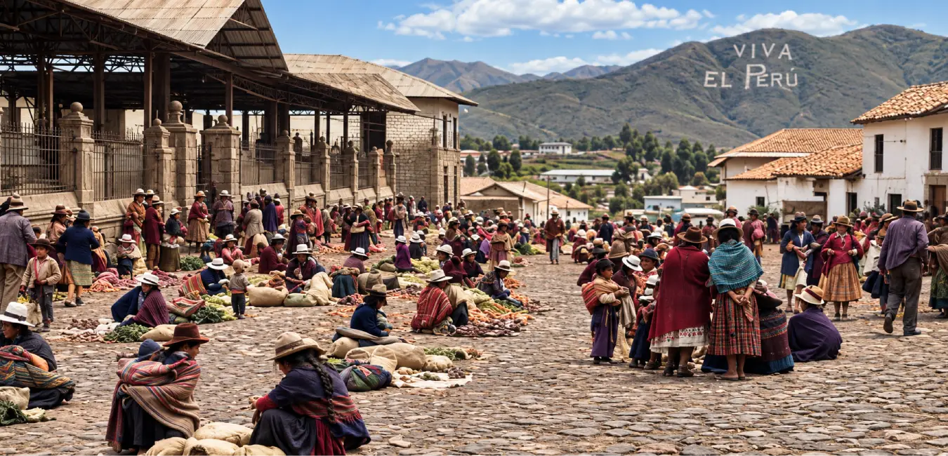 Mercado Frisancho hoy San Pedro de Cusco en 1940.