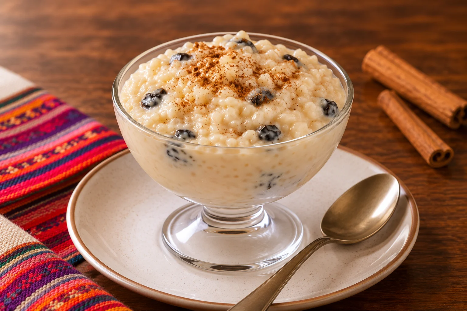 Peruvian rice pudding 