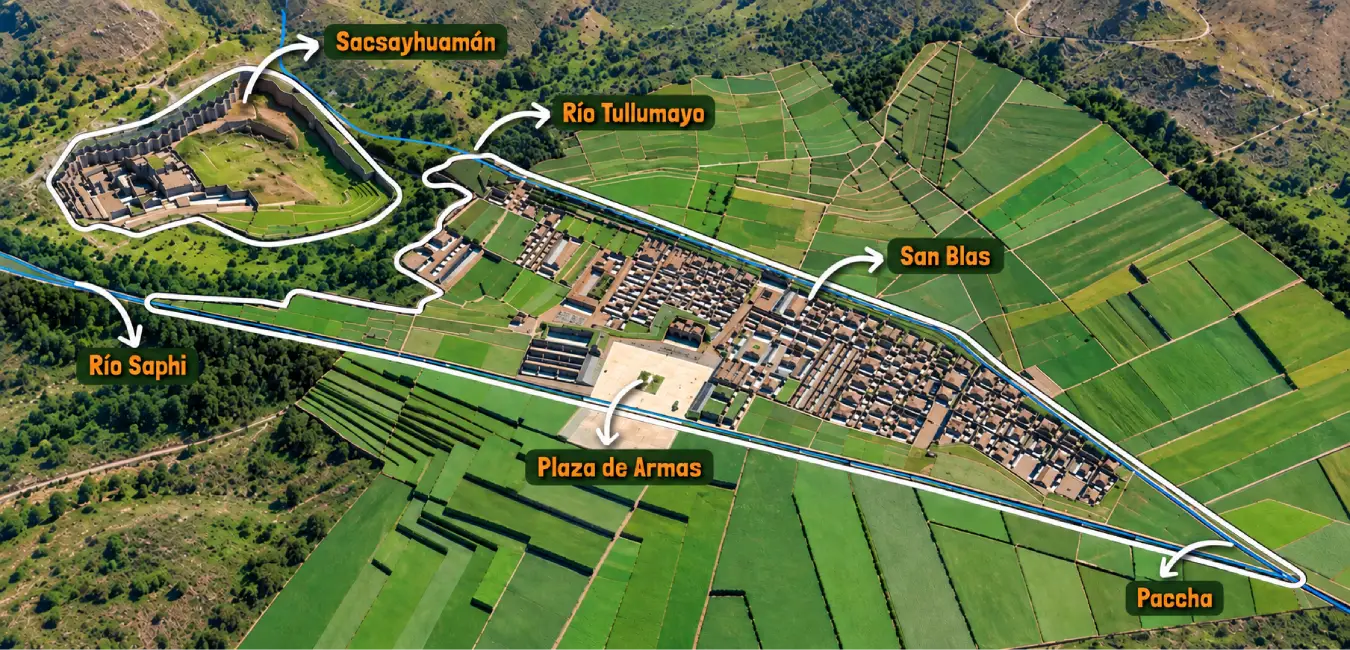 Sacsayhuamán as head of the Puma