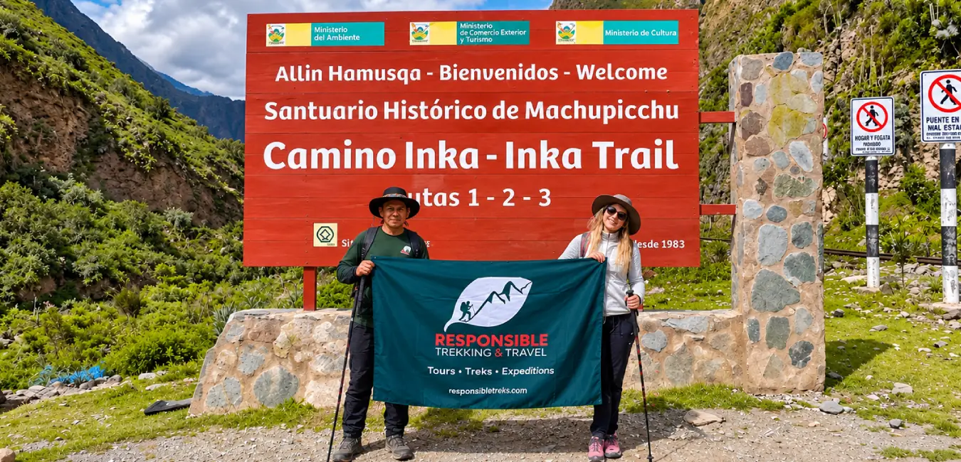 Inicio de Camino Inca por el kilometro 82