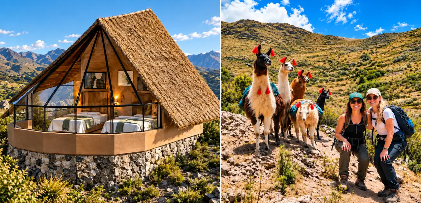 Andean Sky Dome y trekking por Qhapaq Ñan a Huchuy Qosqo