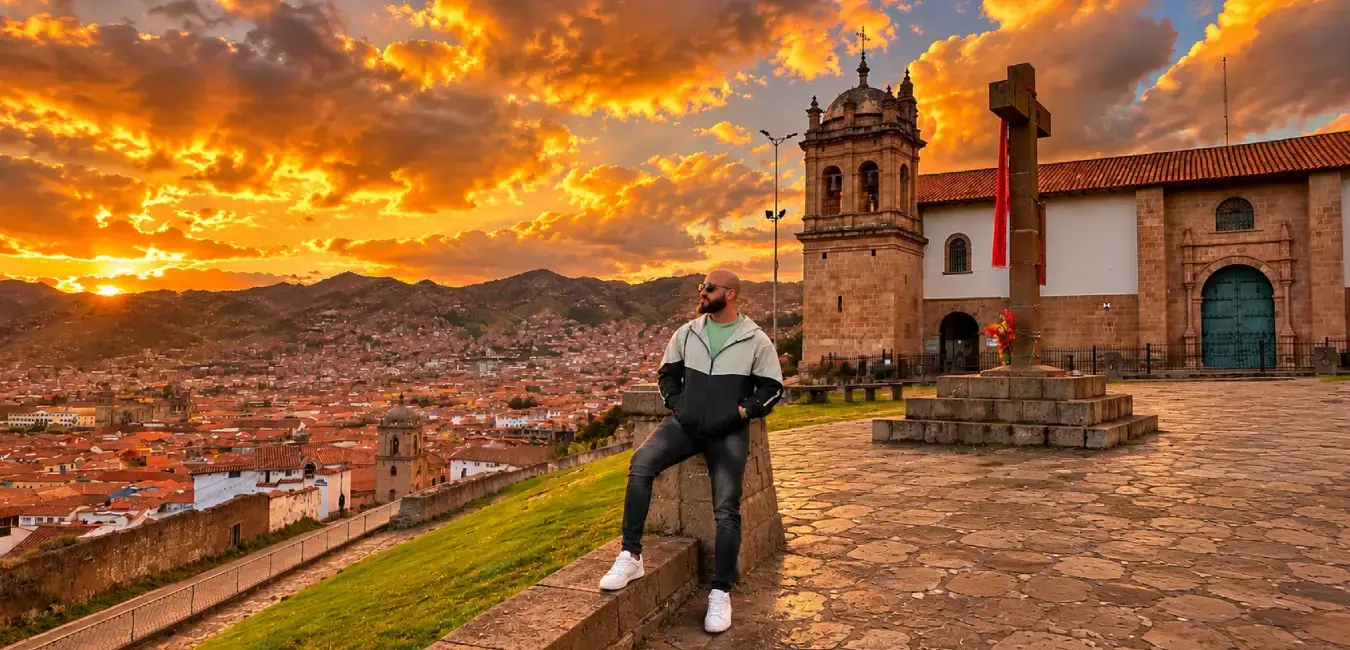 San Cristóbal viewpoint in Cusco