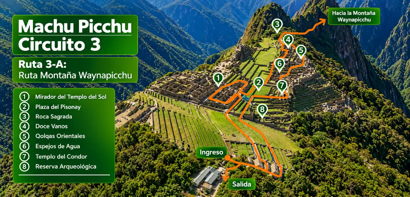 Circuito 3 de Machu Picchu