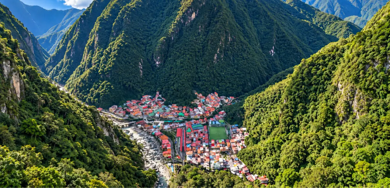 Pueblo de Machu Picchu o Aguas Calientes