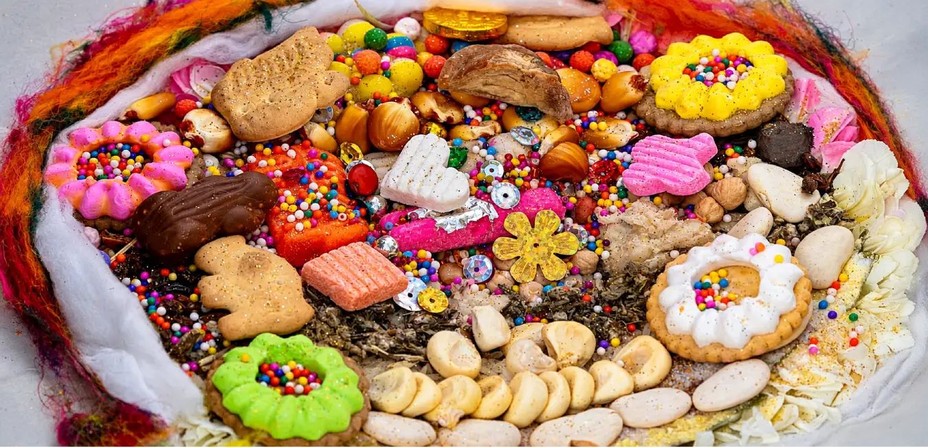 Offering for Pachamama ceremony in Cusco