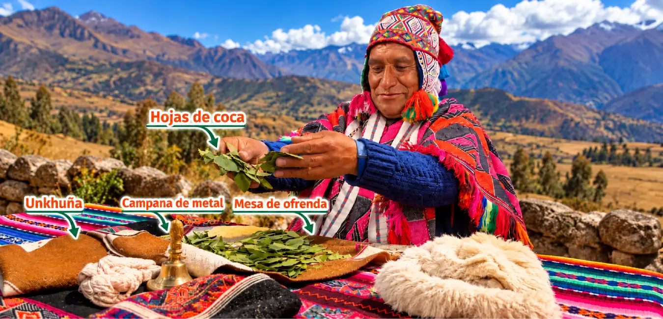 Mesa durante el pago a la tierra