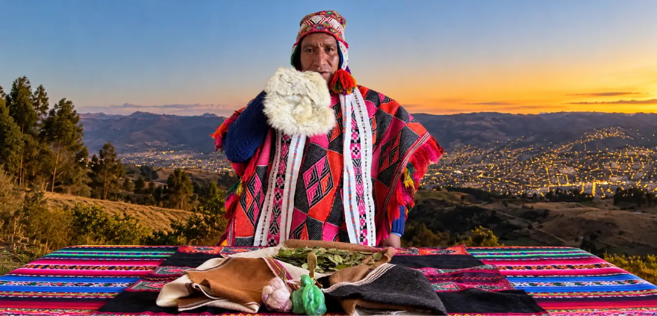 Paqo, persona que dirige el pago a la tierra