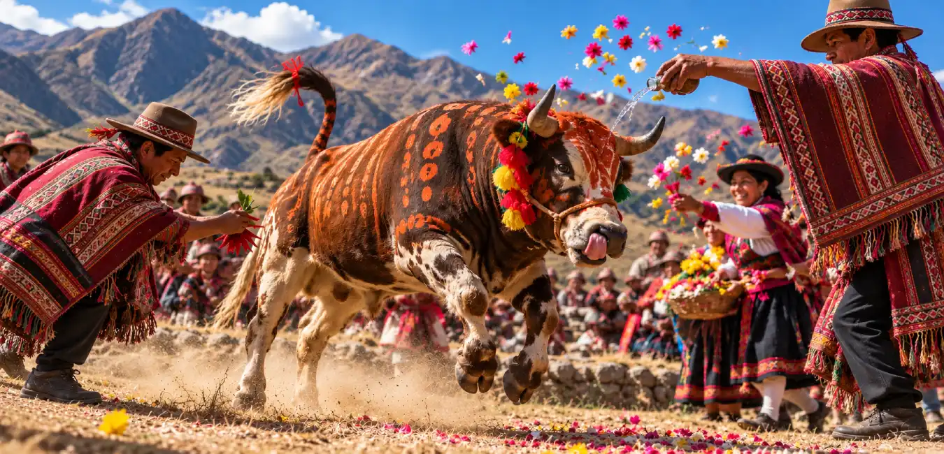 Ceremonia de Señalacuy de los Toritos de Pucará
