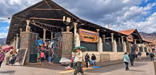 Main entrance to the San Pedro Market in Cusco